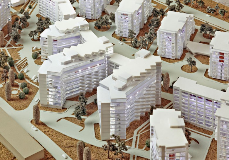 Архитектурный макет жилого микрорайона. Геленджик 1:500 - Галерея наших работ
